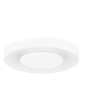 Nova Luce Pada - plafonnier - Ø 40 x 5 cm - 25W dimmable LED inclus - blanc sablé