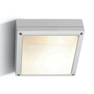 ONE Light Square E27 Outdoor - plafonnier extérieur - 27 x 27 x 8 cm - IP54 - blanc