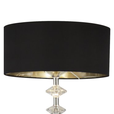 Searchlight New Orleans - lampadaire - 157,5 cm - noir et chrome