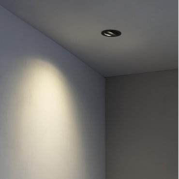 Faro Argon - spot encastrable - Ø 114 mm, Ø 100 mm encastrable - noir mat