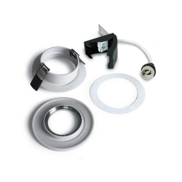 ONE Light Gamme Salle de Bains - spot encastré - Ø 84 mm, Ø 68 mm encastré - IP65 - blanc
