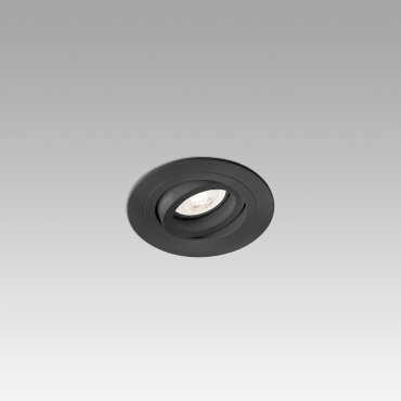 Faro Radon - spot encastrable - Ø 92 mm, Ø 80 mm encastrable - noir mat