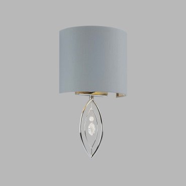 Searchlight Wall - applique murale - 20 x 36 cm - gris et chrome