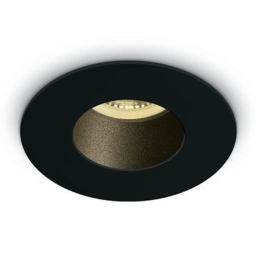 ONE Light Chill Out Range - spot encastrable - Ø 79 mm, Ø 70 mm encastrable - noir