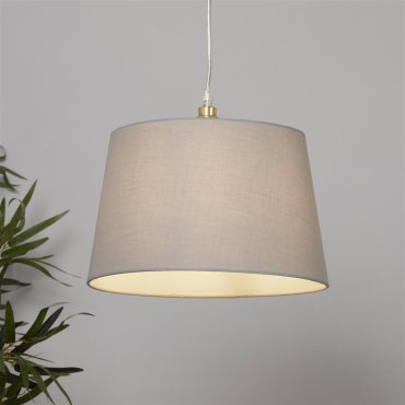 Abat-jour conique Clyde Searchlight - Ø 30 x 19 cm - gris