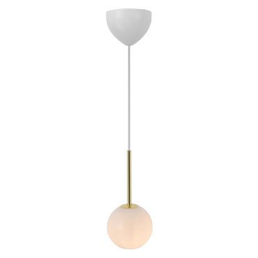 Nordlux Franca 13 - lampe suspendue - Ø 13 x 27,5 cm - laiton