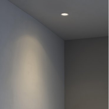 Faro Neon - spot à encastrer - Ø 78 mm, Ø 65 mm à encastrer - blanc mat