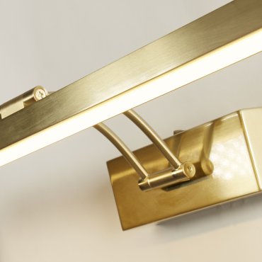 Searchlight Rhodes - applique murale - 61 x 18 cm - 14W LED inclus - laiton satiné