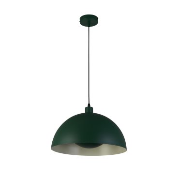 Searchlight Mars - lampe suspendue - Ø 40 x 150 cm - vert mat et crème