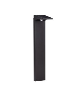 Nova Luce Tek - lampe de jardin - 11,3 x 65 x 19 cm - 1W LED inclus - IP54 - noir sablé