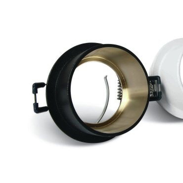ONE Light Cylindres encastrés - spot encastré - Ø 68 mm, Ø 62 mm encastré - noir et or