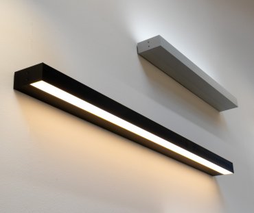 Roi Du Luminaire Wall Line – applique murale – profilé 3,3 x 7 cm – LED 19,2W par mètre – noir – IP20