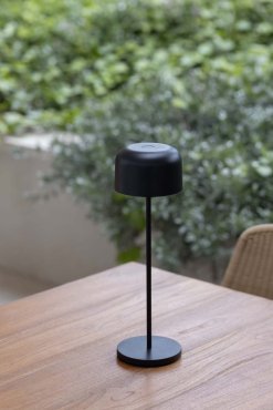 Faro Mavis - lampe portable - Ø 11 x 36 cm - 3W LED inclus - IP54 - noir mat