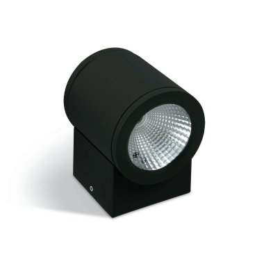 ONE Light Outdoor Wall Cylinders - applique murale extérieure - 8 x 10,6 x 9 cm - 6W LED inclus - IP54 - noir