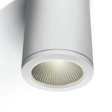 ONE Light Outdoor Ceiling Cylinders - plafonnier extérieur - Ø 8 x 10,5 cm - 6W LED inclus - IP54 - blanc