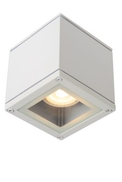 Lucide Aven - Spot en saillie - 9,3 x 9,3 x 9,6 cm - IP65 - blanc
