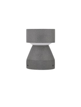 Nova Luce Lua - lampe de jardin - Ø 16 x 22 cm - 12W LED inclus - IP65 - noir