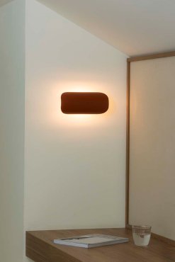 Faro Novo - applique murale - 10,8 x 6,7 x 25 cm - 5W LED inclus - terracotta