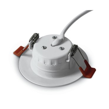 ONE Light - spot à encastrer - Ø 90 mm, Ø 68 mm encastré - 3W LED inclus - blanc - couleur de lumière blanche