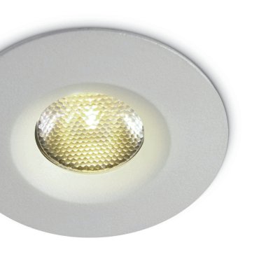 ONE Light - spot à encastrer - Ø 46 mm, Ø 38 mm encastré - 3W LED dimmable inclus - IP65 - blanc