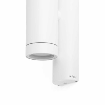 Faro Steps - applique murale - 6,5 x 10 x 24 cm - IP44 - blanc mat