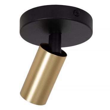 Lucide Ritmo - spot apparent - Ø 10 x 11,1 cm - noir avec or