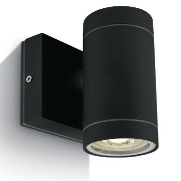 ONE Light Outdoor Cylinders - applique murale d'extérieur - 6,5 x 12,1 cm - IP54 - noir