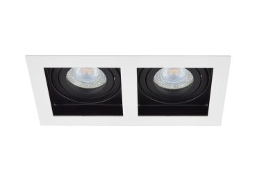 Projectlight Bloq 2 - spot encastré - 180 x 100 mm, 171 x 92 mm format encastré - blanc et noir