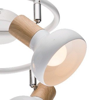 MODÈLE D’EXPOSITION - Elmark Addy - spot plafonnier 3L - Ø 25 x 16,5 cm - blanc