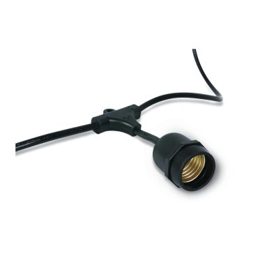 ONE Light - cordon lumineux - 8,5 mètres - E27 - IP44 - noir