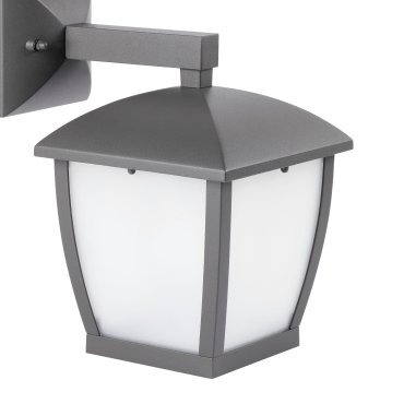 Faro Wilma - applique murale - 17 x 24 x 28cm - IP44 - gris foncé