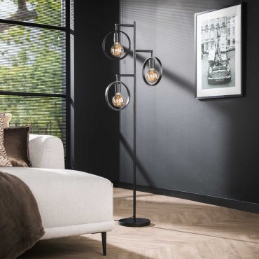 Vico Ring 3L - lampadaire - 50 x 22 x 155 cm - anthracite