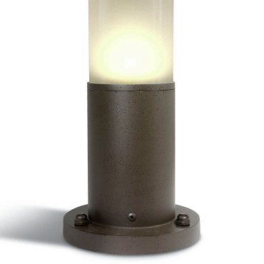 ONE Light E27 Tube Lights - lampe de jardin - Ø 10,7 x 35 cm - IP54 - brun rouille
