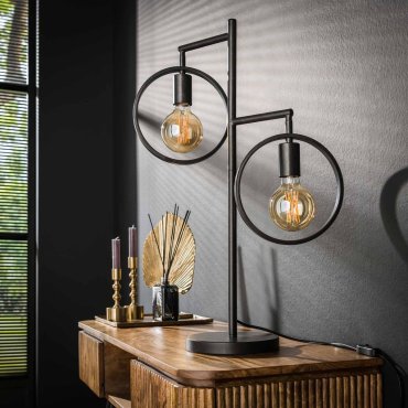 Vico Ring 2L - lampe à poser - 50 x 22 x 70 cm - anthracite