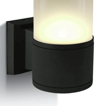 ONE Light E27 Tube Lights - applique murale extérieure - 10,7 x 21 cm - IP54 - noir