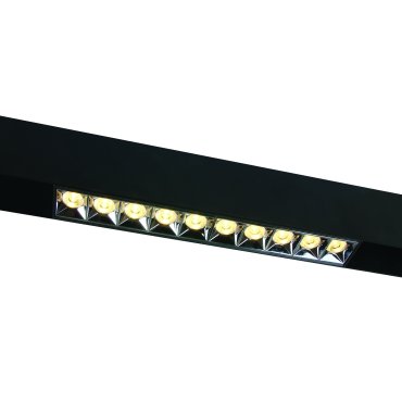ONE Light système de rail magnétique - Luminaires linéaires - 27 x 3,7 x 4,7 cm - 22W DALI dimmable LED inclus - noir