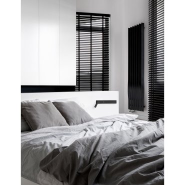 Nova Luce Vida - applique murale avec interrupteur et chargeur USB - 35 x 10 x 8 cm - 5W + 3W LED inclus - noir sable