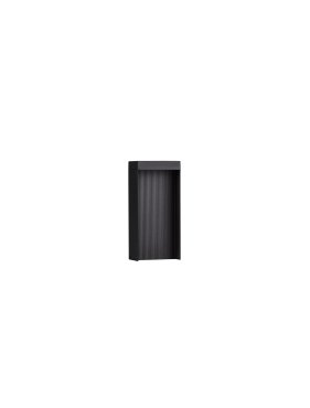 Nova Luce Alley - lampe de jardin - 14 x 30 x 8 cm - 8W LED inclus - IP65 - anthracite foncé