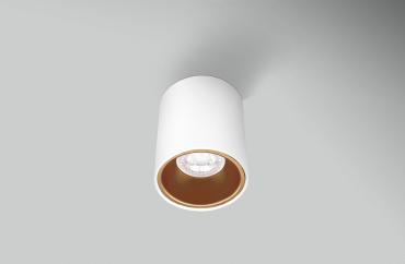 Century Italia Essenza - spot de construction 1L - Ø 8 x 9,8 cm - or et blanc