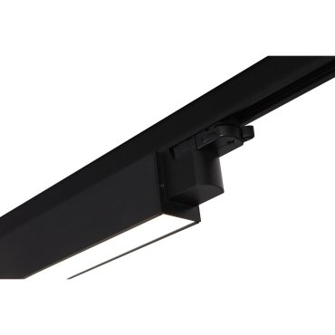 Maxlight Linear - Système de rail triphasé - 120,8 x 5 x 6,6 cm - 36W LED inclus - noir