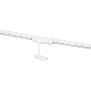 Maxlight Pistol - spot sur rail - système de rail triphasé - 16,8 x 3 x 25 cm - 12W LED inclus - blanc
