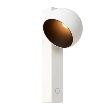 Lucide Esfera - applique murale avec variateur tactile - 14 x 10 x 25 cm - 9W LED dimmable inclus - blanc