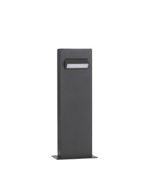 Nova Luce Zelda - lampe de jardin - 12 x 40 x 7,2 cm - 6W LED inclus - IP65 - noir sablé