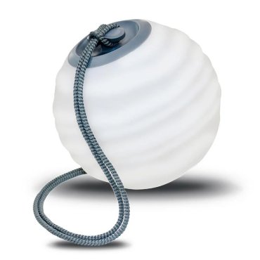 New Garden Sora - lampe suspendue rechargeable avec télécommande - Ø 24,4 cm - LED inclus - IP65 - gris - RGB + couleur de lumière blanche