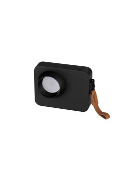 Nova Luce Kedros - lampe à poser rechargeable -  14 x 11 x 5 cm - 3W dimmable LED inclus - noir