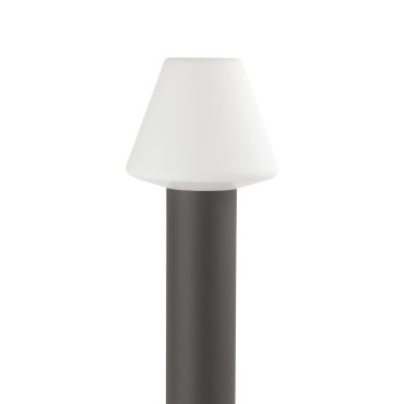 Faro Mistu - lampe de jardin - Ø 19 x 60 cm - IP44 - gris foncé