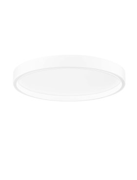 Nova Luce Istos - plafonnier - Ø 50 x 5 cm - 38W dimmable LED inclus - blanc sablé