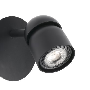 Faro Coco - spot en saillie 1L - Ø 10 x 10 cm - noir mat