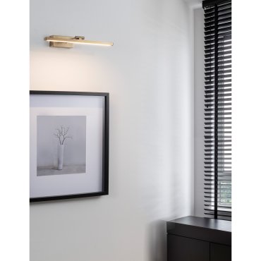 Nova Luce Marnell - applique murale - 37,6 x 20,5 x 5,5 cm - 12W LED inclus - laiton antique