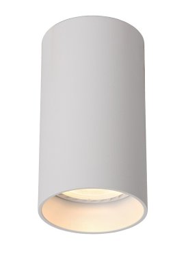 Lucide Delto Round - spot en saillie - Ø 5,5 x 10 cm - 5W LED dimmable inclus - dim to warm - white